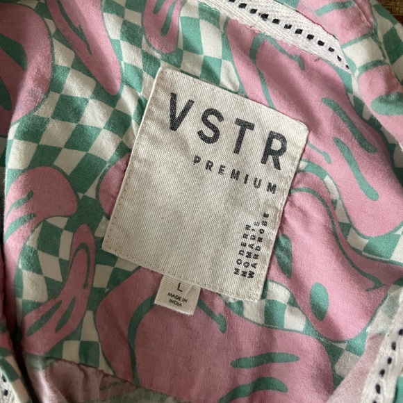 VSTR Pink Smiley Button Down - Picture 4 of 5